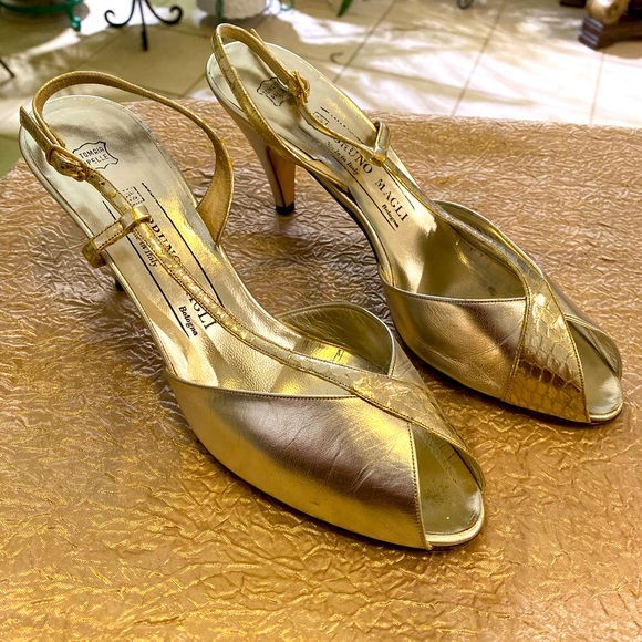 BRUNO MAGLI OPEN TOE HEELS - Picture 6 of 7